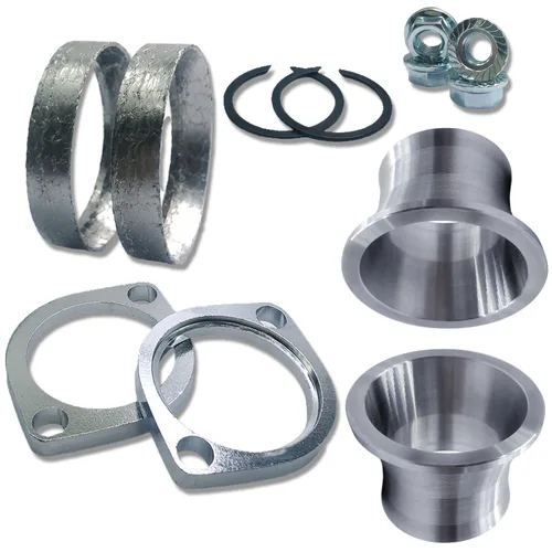 Vista 7 de Kit de juntas y conos de torque y brida cromada con tuercas y arandelas compatible con modelos Touring Dyna Softail Sportster Evolution Big Twin