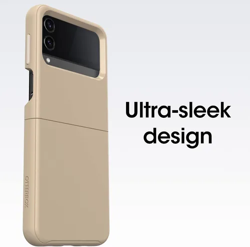 Vista 2 de OtterBox Symmetry Flex Series - Funda para Samsung Z FLIP4, diseño de Don't Even CHAI (marrón)