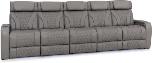 Vista 72 de Seatcraft Luminis LT - Asiento de cine en casa, reclinable, color rojo