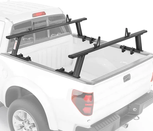 Vista 9 de Modelo APX2502-BLK - Escalera de aluminio para camioneta de perfil bajo con topes de carga