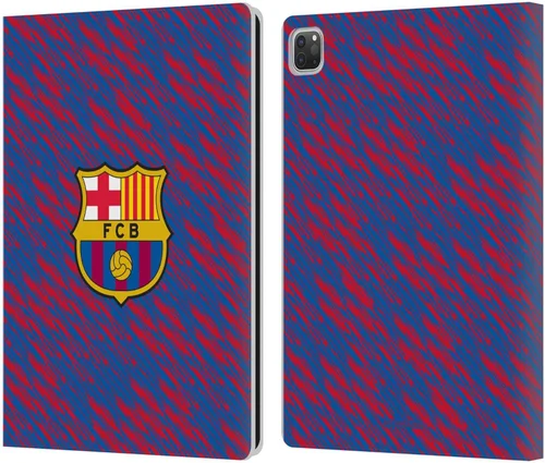 Vista 9 de Head Case Designs Funda de cuero con licencia oficial del FC Barcelona Barca Crest Pattern compatible con Apple iPad Air 2020/2022