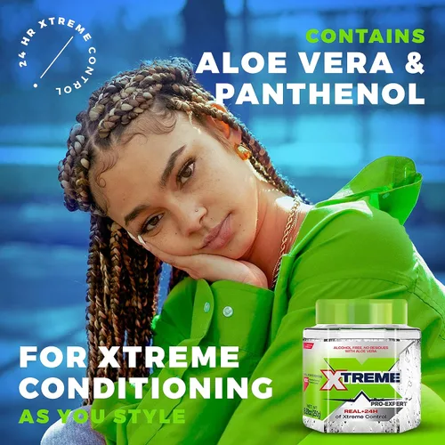 Vista 8 de Xtreme Pro-Expert - Gel transparente para el cabello, sin alcohol, control extremo las 24 horas con aloe vera, tarro de 8.81 onzas (paquete de 24)