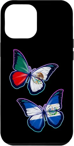 Vista 26 de El Salvador y México bicultural Roots - Carcasa para iPhone 17 (versión mariposa)