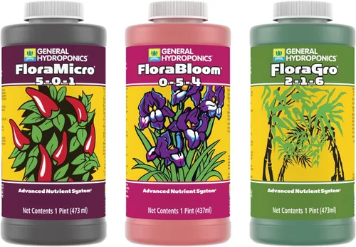 Vista 12 de General Hydroponics FloraSeries Sistema de Fertilizantes Hidroponía con FloraMicro, FloraBloom y FloraGro, 1 galón.