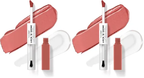 Vista 15 de wet n wild Megalast Lock 'N' Shine Lip Color + Gloss Lipstick Affogato Dreams