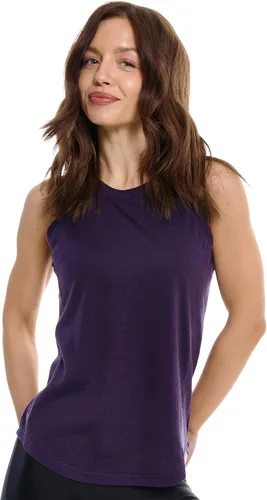 Vista 19 de 100% Merino Wool Tank Top Women - Active Sleeveless Undershirt Base Layer Denim Cuello Alto