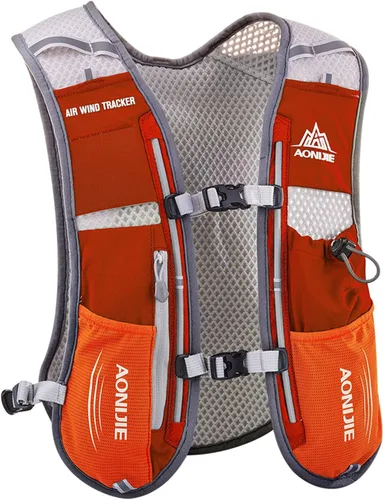 Vista 12 de AONIJIE Hydration Vest Pack Backpack 5L 5.5L Marathoner Running Vest Race Hydration for Women and Men Trail Run Hiking Jogging