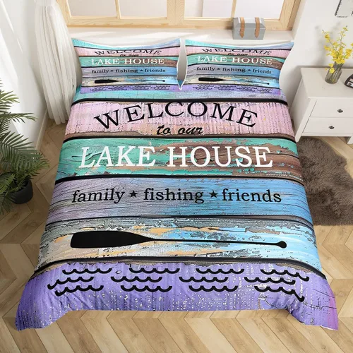 Vista 10 de Funda de edredón de león, juego de ropa de cama con estampado de mandala para niños, funda de edredón bohemia para niños y niñas, decoración