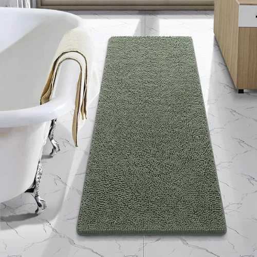 Vista 53 de LOCHAS - Alfombra de baño de lujo lanuda de 24 x 17 pulgadas, color beige