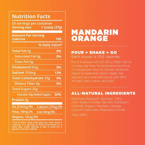 Vista 5 de Complejo de nutrición y resistencia de Tailwind, Tailwind Nutrition, Mandarina, 1, 1