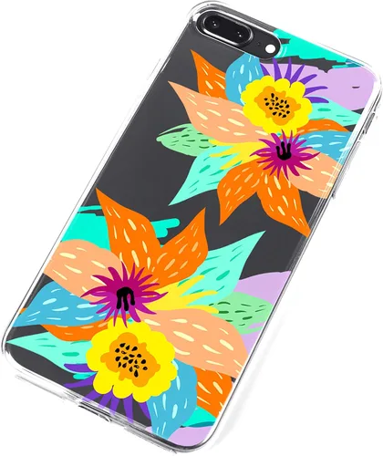 Vista 2 de Casely Funda para iPhone 6/7/8 Plus Summer Lovin' Estampado floral Diseño clásico ultra delgado Estampado Floral Summer Lovin
