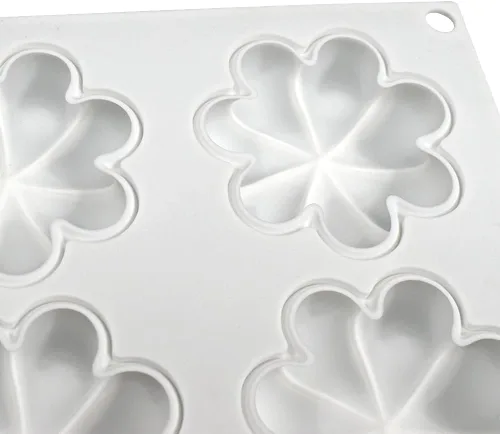 Vista 7 de Molde de Silicona para Donas de Flores, Molde para Pastel de Fondant, Herramientas de Horneado de Chocolate DIY, Accesorios de Decoración