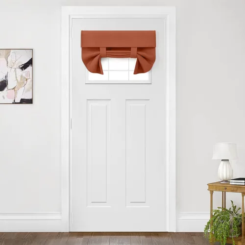 Vista 69 de HOMEIDEAS Cortinas Opacas para Aula para Puerta Principal, Cubierta de Ventana de Puerta de Aula, Persianas de Privacidad con Aislamiento Térmico