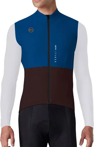Vista 2 de GCRFL Camiseta de ciclismo para hombre, manga larga, camiseta de ciclismo de carretera, bolsillo con cremallera, ligera, ajuste profesional UPF 50+