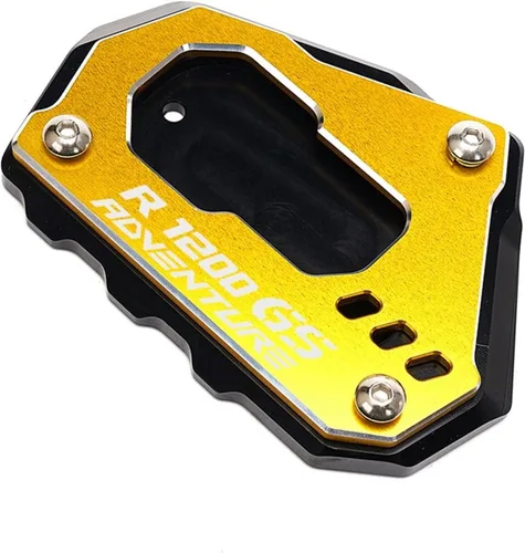 Vista 20 de Almohadilla de extensión para soporte lateral de motocicleta, placa para BMW R1200GS R1250GS R 1200 1250 GS ADV 2021 (color : R1250GSADV rojo)