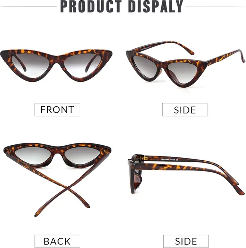 Vista 5 de Gifiore - Lentes de sol para mujer, diseño retro vintage