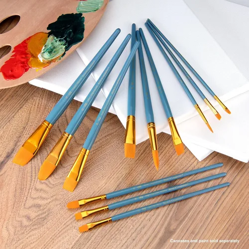 Vista 3 de Royal Brush Manufacturing - Royal & Langnickel - 12 pinceles en bolsa de vinilo Zip N' Close.