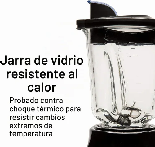 Vista 3 de Hamilton Beach Batidora trituradora de ondas para batidos y batidos con tarro de vidrio de 40 onzas y 14 funciones, cuchillas de sable de hielo