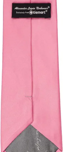 Vista 87 de tiemart Corbata de color sólido para hombre Longitud estándar