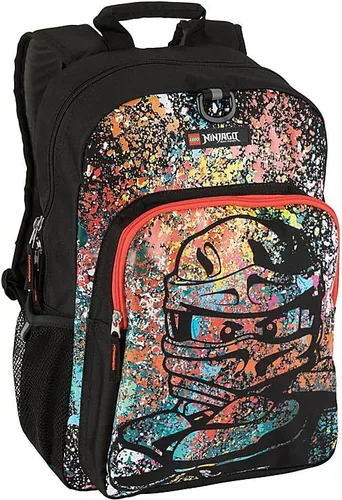 Vista 10 de Mochila escolar LEGO NINJAGO para niños, bolsa para libros, para viajes, para ir y venir, para el regreso a la escuela, para niños y niñas, Verde