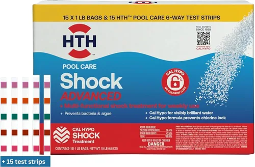 Vista 8 de HTH 52039 Pool Care Shock Ultra, químico para piscina, fórmula Cal Hypo (paquete de 1)