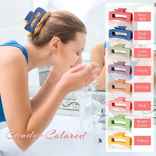 Vista 5 de 49 pulseras de amistad con ondas de surfista, gargantilla en capas, accesorios de clip cuadrado para el cabello para mujer