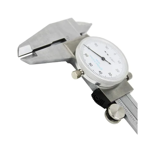 Vista 8 de HFS (R) 0-6" Acero al carbono 4 vías Imperial Dial Calibre .001" a prueba de golpes
