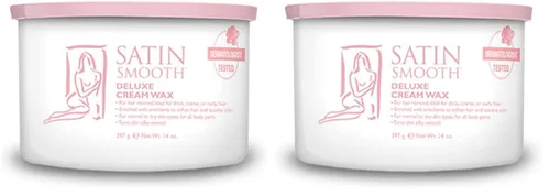 Vista 12 de Cera de depilación para cabello Satin Smooth Aloe Vera 14oz.