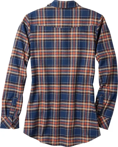 Vista 2 de Legendary Whitetails Camisa de franela a cuadros para mujer Stockyards