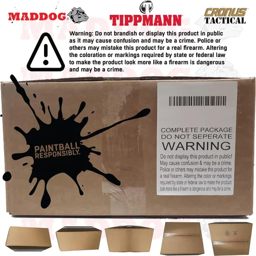 Vista 8 de Maddog Tippmann Cronus - Marcador táctico de titanio para pistola de paintball