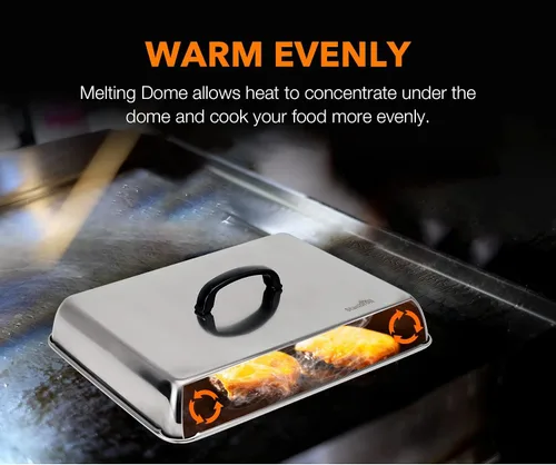Vista 5 de Stanbroil Juego de 6 accesorios para parrilla de barbacoa, raspador de acero inoxidable resistente, espátula, cubierta de hilvanado y botellas