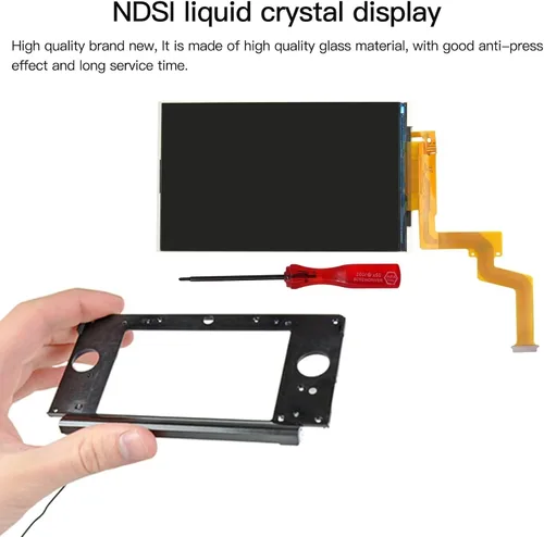 Vista 6 de Nueva pantalla LCD superior superior inferior reemplazo para Nintendo 2DS XL/LL 2017 con herramienta de apertura