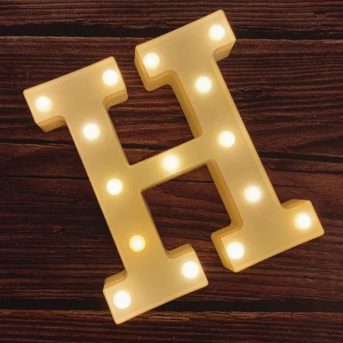 Vista 30 de MUMUXI Letras iluminadas de marquesina que funcionan con pilas, luces LED del alfabeto, para fiestas, bodas, cumpleaños, Navidad, decoración