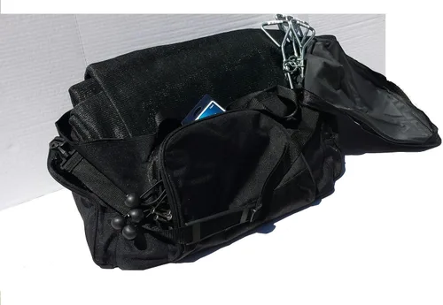 Vista 2 de Red de sombra para toldo RV de 12 x 20 pies (negro) Kit completo con bolsa de transporte, panel de pantalla de refugio y manual de mantenimiento