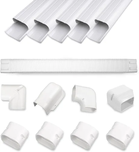 Vista 9 de Kit de cubierta de línea de PVC Accesorios de cubierta de tubería para acondicionadores de aire