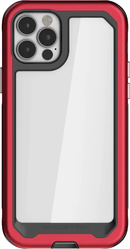 Vista 181 de Ghostek ATOMIC - Funda delgada para Galaxy S21 con parachoques de metal de aluminio y diseño trasero transparente, protección resistente que absorbe