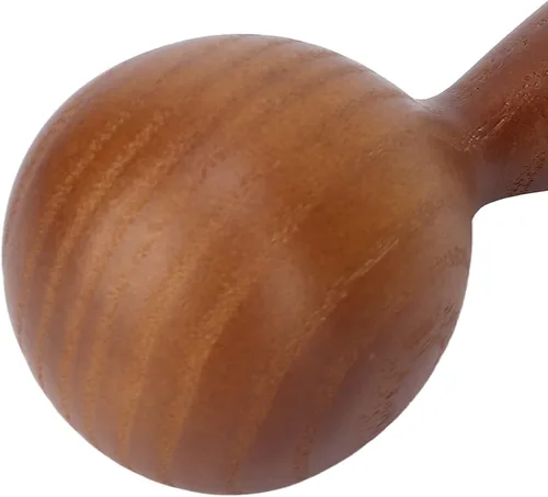 Vista 7 de Masaje de mano de madera, martillo portátil de masaje de aceite esencial de madera de teca, martillo de masaje de terapia de madera, herramienta