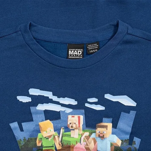 Vista 3 de Minecraft Action Scene - Sudadera de manga larga para niños