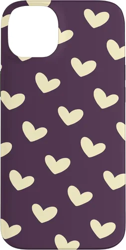 Vista 15 de Yellow Heart Pattern Minimalist Love Case for iPhone 16