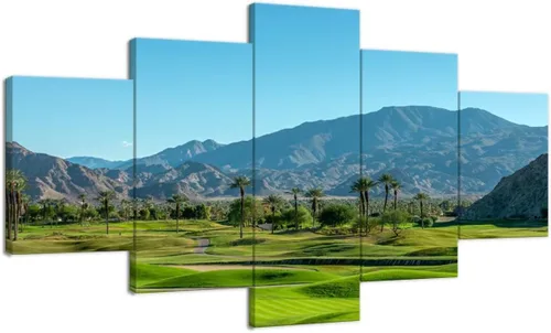 Vista 10 de chenchenArt Payne's Valley Golf Course 19th Hole - Arte de pared para sala de estar, dormitorio, baño, decoración del hogar, campo de golf