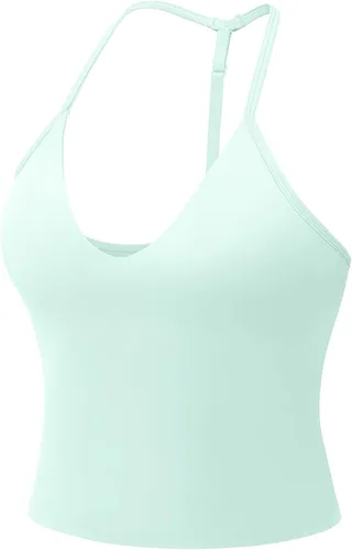 Vista 18 de YEOREO CoreFlex Impact Halter - Camiseta sin mangas para mujer Negro