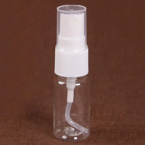 Vista 6 de Botellas de spray vacías Botellas de plástico transparentes portátiles recargables Mini contenedores de líquidos para viajes 0.2 fl oz