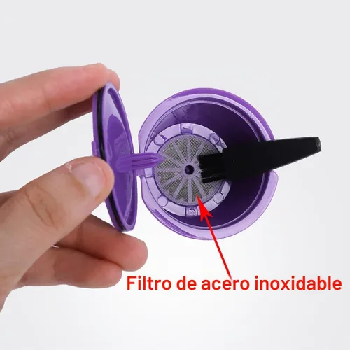 Vista 8 de KEEPOW Cápsulas de café reutilizables compatibles con la máquina Nescafe