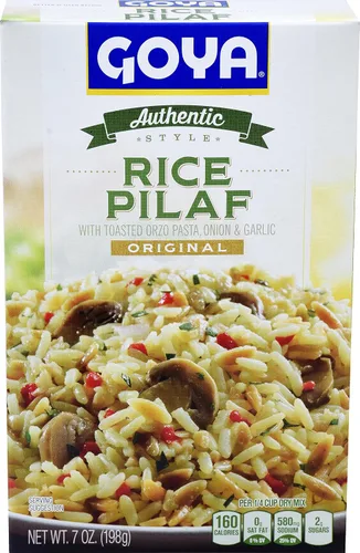 Vista 2 de Goya Foods Authentic Style - Mezcla de arroz Pilaf de 7 onzas (paquete de 12)