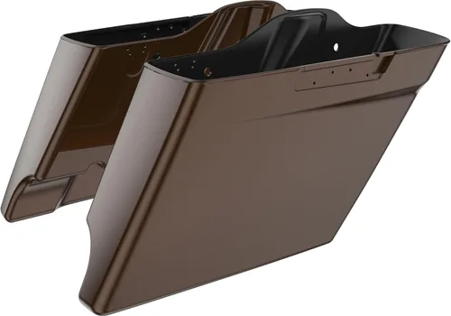 Vista 61 de Alforjas extendidas para Harley Touring Street Glide, Electra Glide, Road Glide 2014-2023 (whisky ámbar)