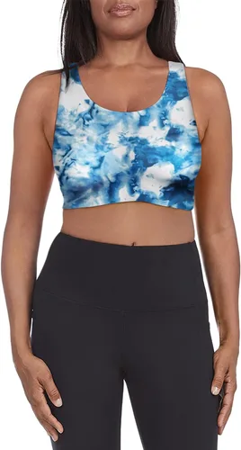 Vista 2 de Danskin Sujetador largo con espalda cruzada para mujer