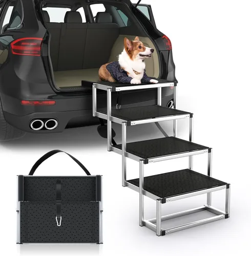 Vista 10 de Rampa para perros para coche camión de 63 pulgadas de largo x 17