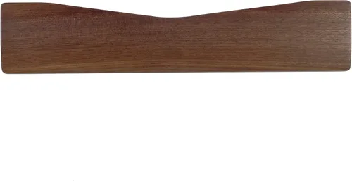 Vista 7 de Reposamuñecas ergonómico de madera maciza de nogal para AKKO Alice Pro
