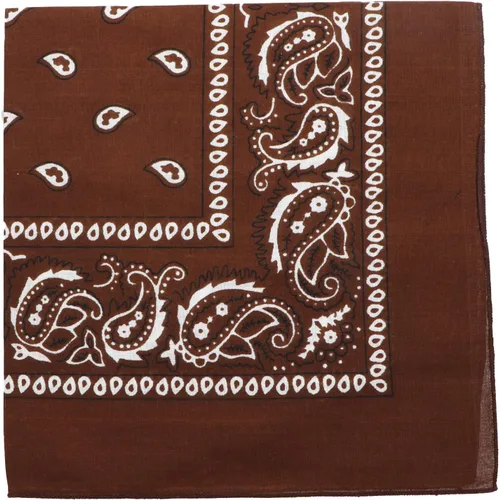 Vista 30 de Motique Accessories Bandana de algodón de 22 pulgadas con estampado cachemira