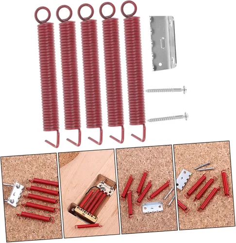 Vista 7 de Guitarra eléctrica Trémolo Bridge Springs Noiseless Tremolo Spring Claw Kit Reemplazo Guitarras Piezas